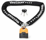 VINZ Makalu Motorradschloss ART4 - 120 cm