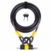 VINZ Kinabalu Kabelschloss - 12mm x 10 Meter