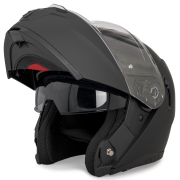 VINZ Pasco Klapphelm - Mattschwarz