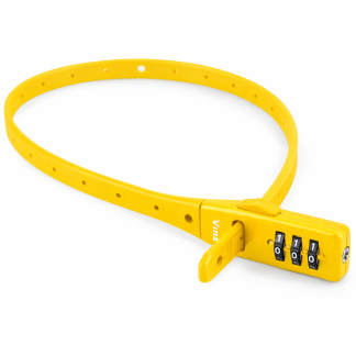 VINZ Aspen Helmschloss / Rennradschloss / Skischloss – Gelb