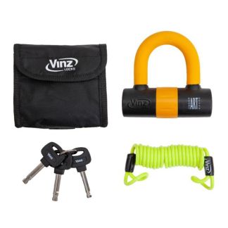 VINZ Dinara Bremsscheibenschloss ART4 - Orange