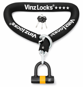 VINZ Trivor ART 4 Motorradschloss - 150 cm