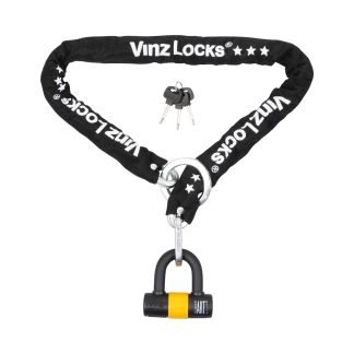 VINZ Kungur ART 3 Rollerschloss - 120 cm (Passt durch Speichenrad)