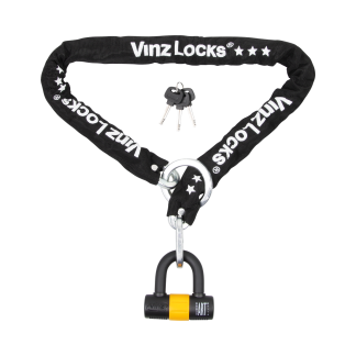 VINZ Kungur ART 3 Rollerschloss - 150 cm (Passt durch Speichenrad)