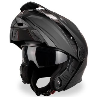 VINZ Prado Enduro Helm / Klapphelm – Matt Schwarz
